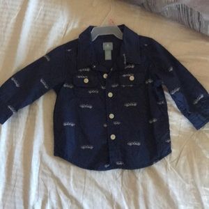 Baby gap button up!